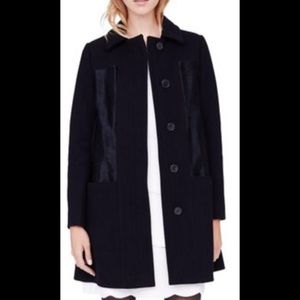 Club Monaco Chelsey Calf Hair Black Coat